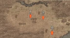 Desert Thebes Locations